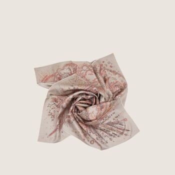 Please Hold The Line Silk Scarf