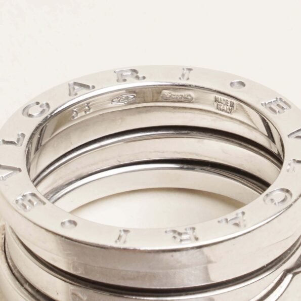 B.Zero1 Ring 18k White Gold 53 - BULGARI - Affordable Luxury