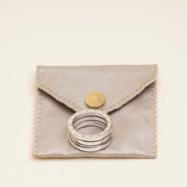 B.Zero1 Ring 18k White Gold 53 - BULGARI - Affordable Luxury