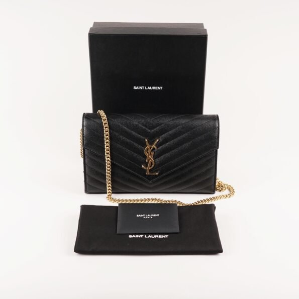 Cassandre Chain Wallet - SAINT LAURENT - Affordable Luxury
