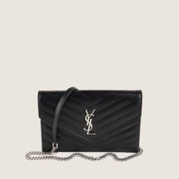 Cassandre Wallet On Chain - SAINT LAURENT - Affordable Luxury