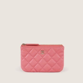 CC Zipped Pouch - CHANEL - Affordable Luxury
