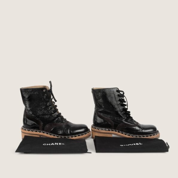 Chain Boots - CHANEL - Affordable Luxury