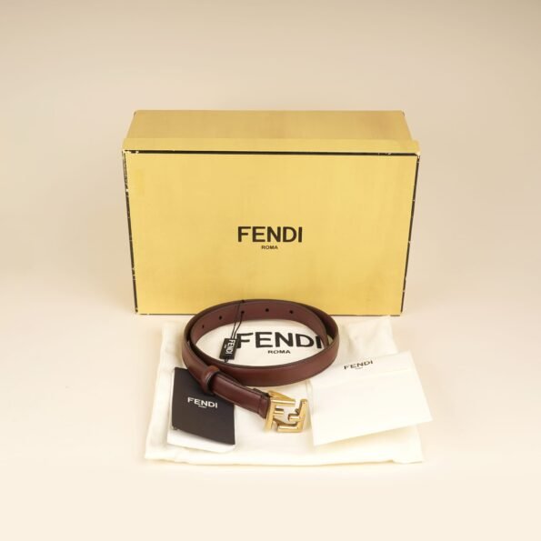 FF Leather Belt - FENDI - Affordable Luxury