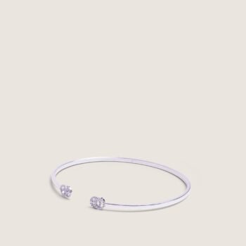 GG Running Cuff 18k White Gold/Diamonds - GUCCI - Affordable Luxury