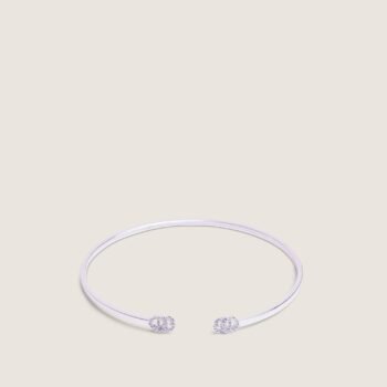 GG Running Cuff 18k White Gold/Diamonds - GUCCI - Affordable Luxury