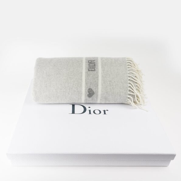 Heart and Star Wool Blanket - CHRISTIAN DIOR - Affordable Luxury