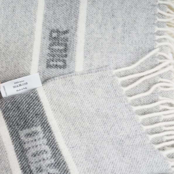 Heart and Star Wool Blanket - CHRISTIAN DIOR - Affordable Luxury
