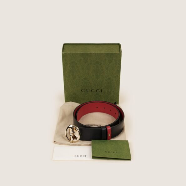 Interlocking G Reversible Belt - GUCCI - Affordable Luxury