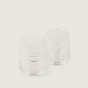 Intervalle Tumbler Glasses - HERM¨¨S - Affordable Luxury