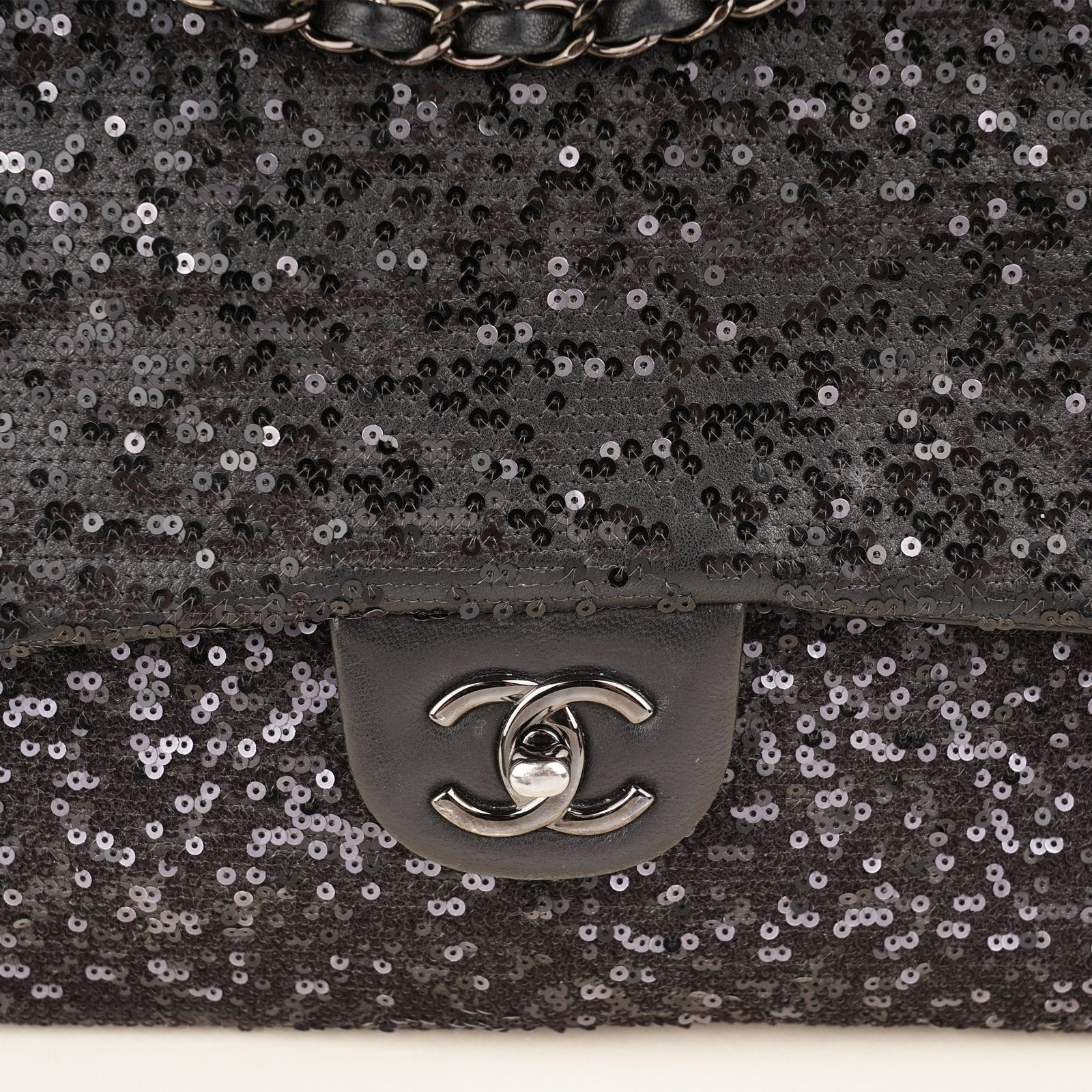 jumbo-sequin-flap-bag-affordable-luxury-998599-1 Jumbo Sequin Flap Bag - CHANEL - Affordable Luxury