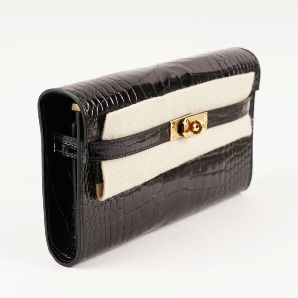 Kelly To Go Wallet Alligator - HERM¨¨S - Affordable Luxury