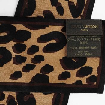 Leo Fur Bandeau Scarf - LOUIS VUITTON - Affordable Luxury