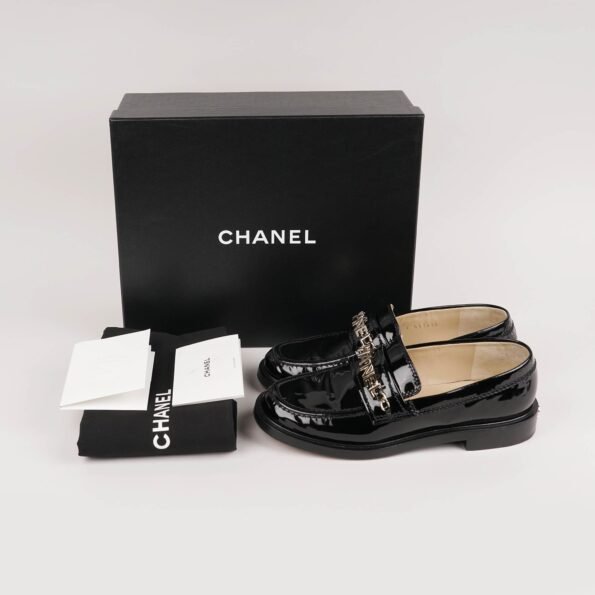 Letter Logo Moccasins - CHANEL - Affordable Luxury