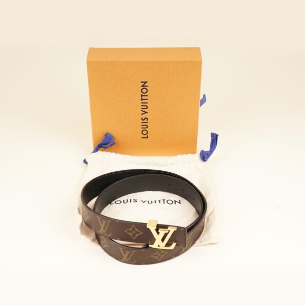 LV Initiales Reversible Belt 85 - LOUIS VUITTON - Affordable Luxury
