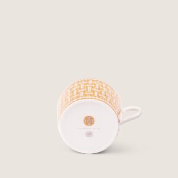 Mosaique Au 24 Gold Tea Cup and Saucer - HERM¨¨S - Affordable Luxury