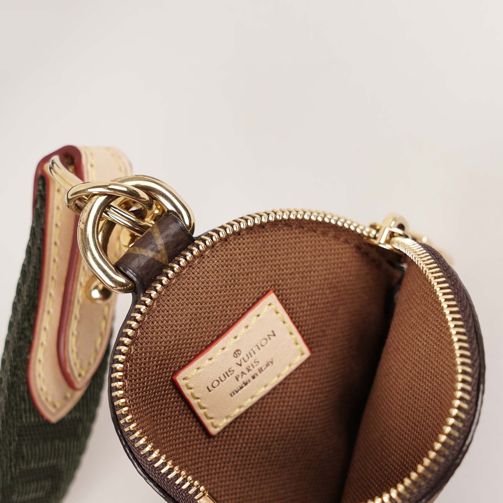 multi-pochette-lanyard-khaki-affordable-luxury-832631-1 Multi Pochette Lanyard Khaki - LOUIS VUITTON - Affordable Luxury