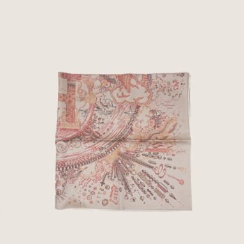 Please Hold The Line Silk Scarf - HERM¨¨S - Affordable Luxury