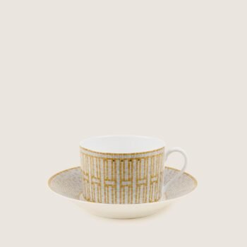 Tea Cup & Saucer Set Of 2 - HERM¨¨S - Affordable Luxury