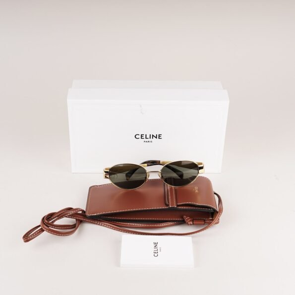 Triomphe Metal Sunglasses - CELINE - Affordable Luxury
