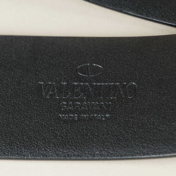 V - Logo Rhinestone Belt - VALENTINO - Affordable Luxury