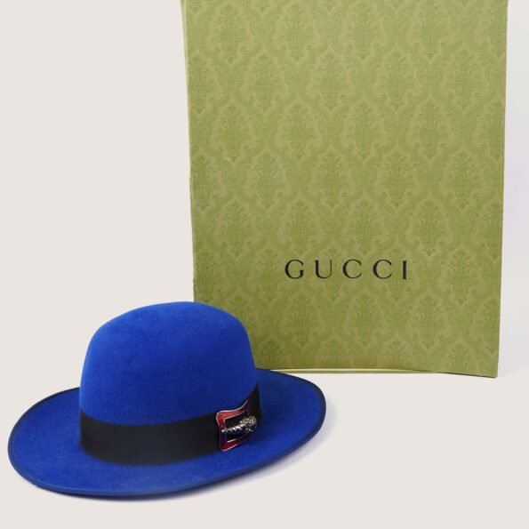Wide Brim Felt Hat - GUCCI - Affordable Luxury