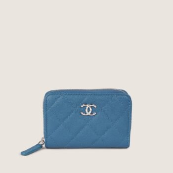 Zipped Coin Purse - CHANEL - Affordable Luxury
